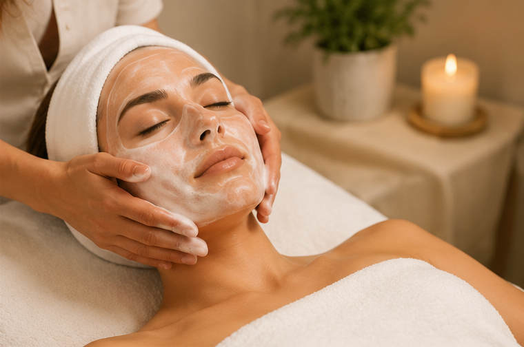 Limpieza facial glow